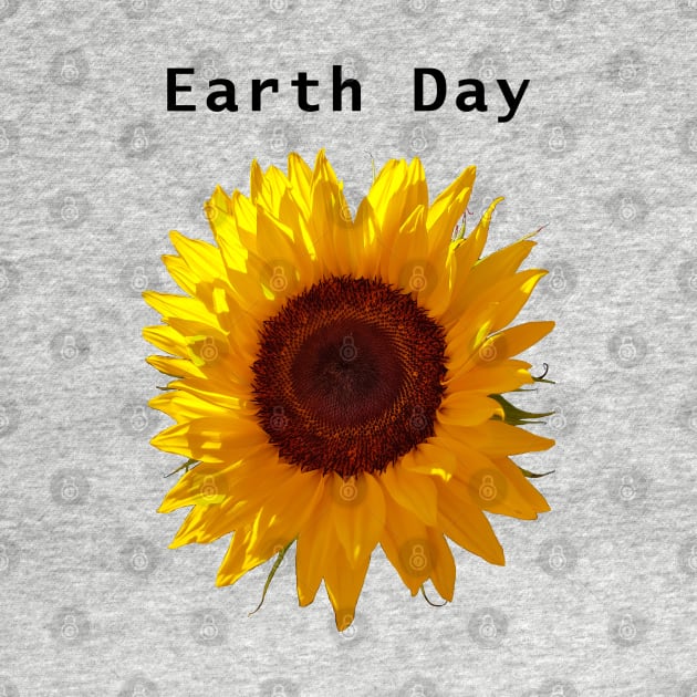 Earth Day Sunflower by ellenhenryart